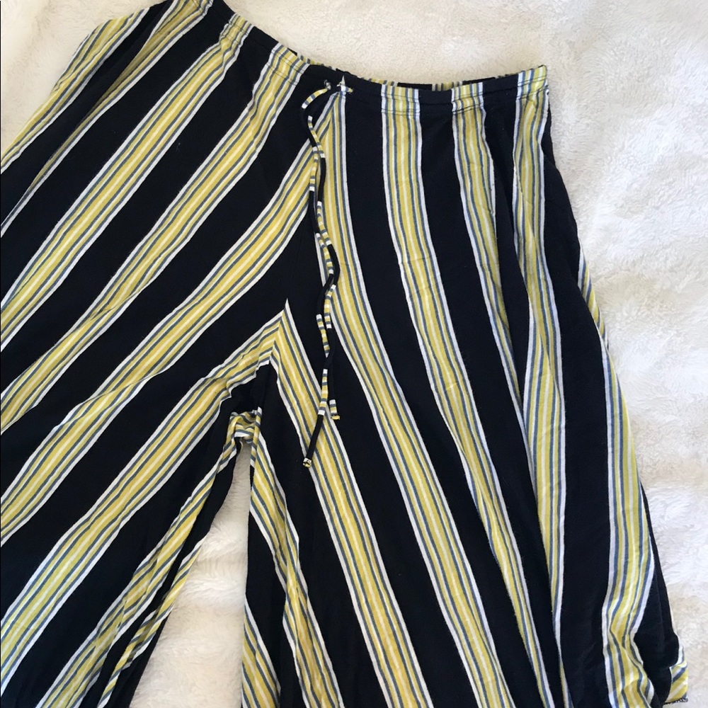 FREE PEOPLE barely worn striped flowy pants!